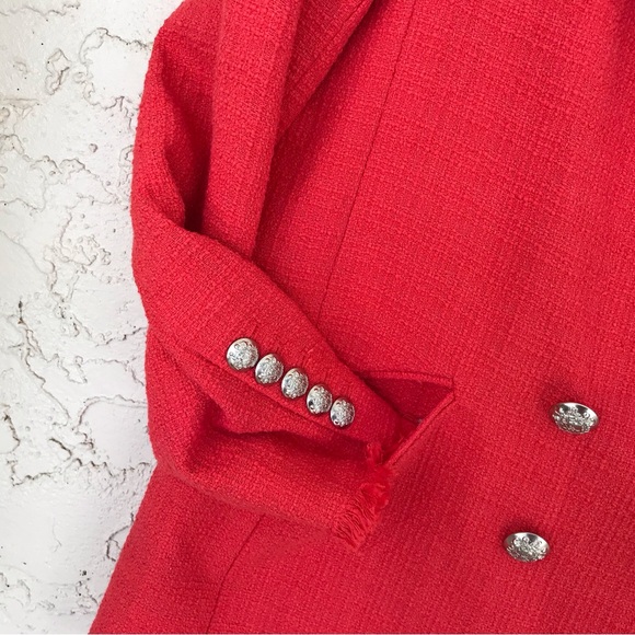 ✨Veronica Beard Nayeli Dickey Fringed Blazer, Sz12 - Picture 8 of 12